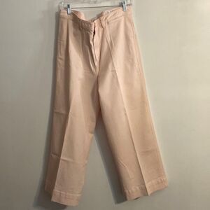 GAP light Pink High Rise Wide Leg Crop pants, size 16